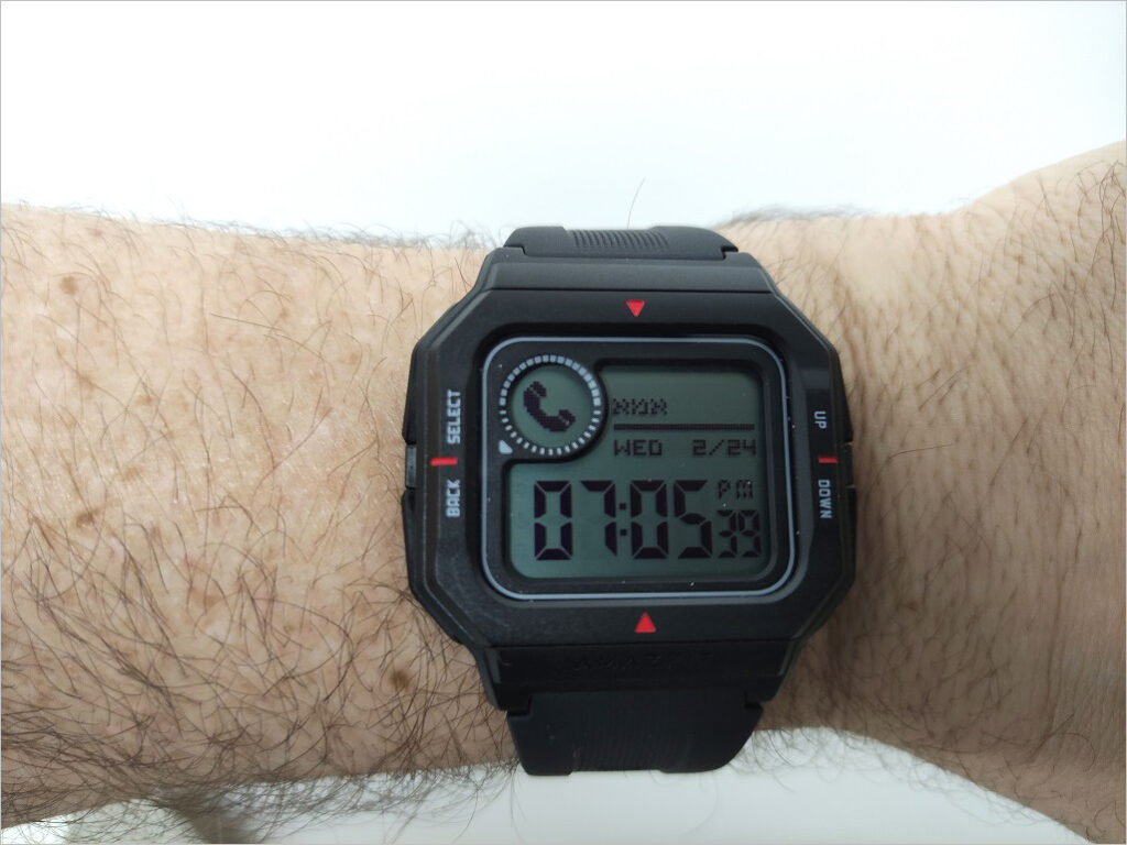 Amazfit Neo Smart Watch, Retro Design, 28-Day Battery Life, – Emaratshop