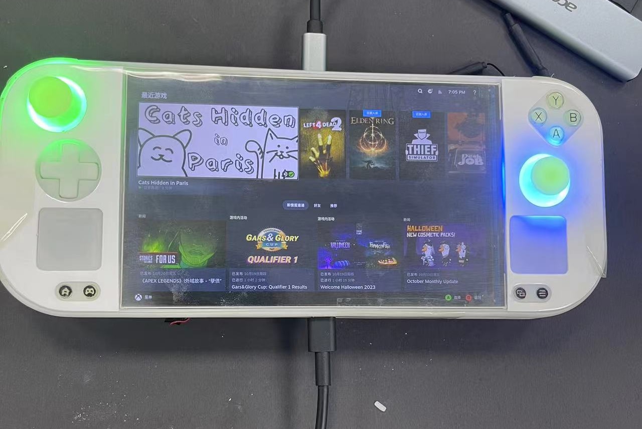 Orange Pi Neo Linux Gaming handheld console powered by AMD Ryzen & Rockchip