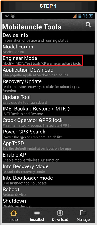 tweak_android_smartphones_GPS_with_mobileuncle_mtk_Step1