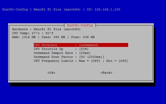 NEO Plus2 DietPi CPU4