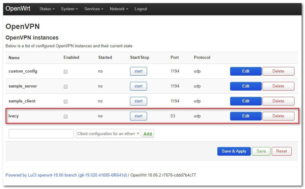 Ivacy OpenVPN Client