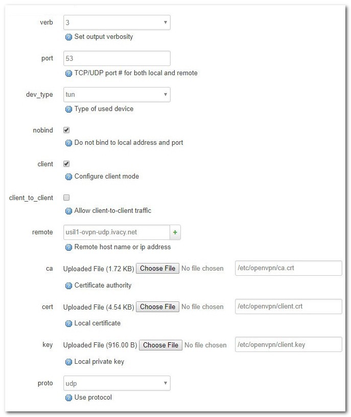 Ivacy OpenVPN Client