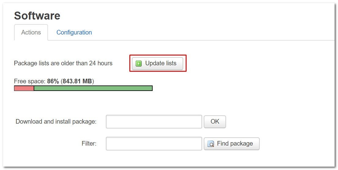 OpenWrt Packages Update