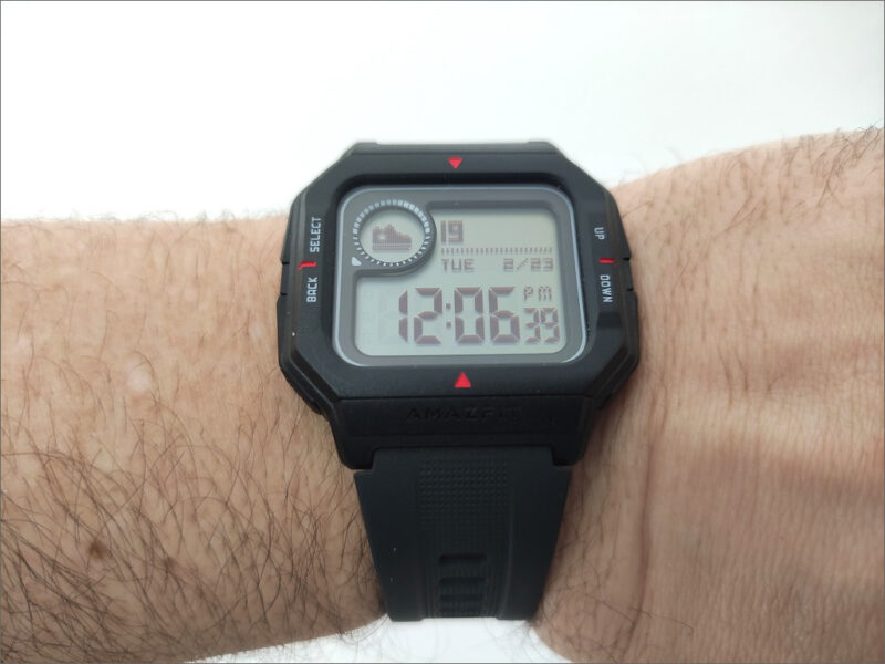 Amazfit Neo Watch wearing 1