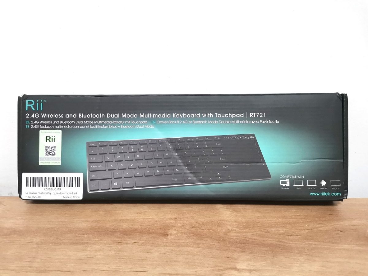 Rii K22: Top Affordable Wireless Touch Keyboard