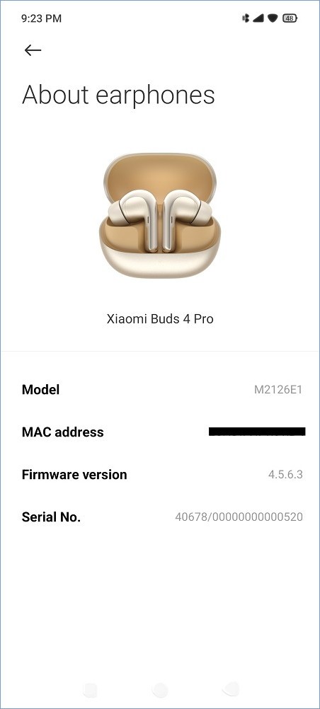 Xiaomi Buds App 5