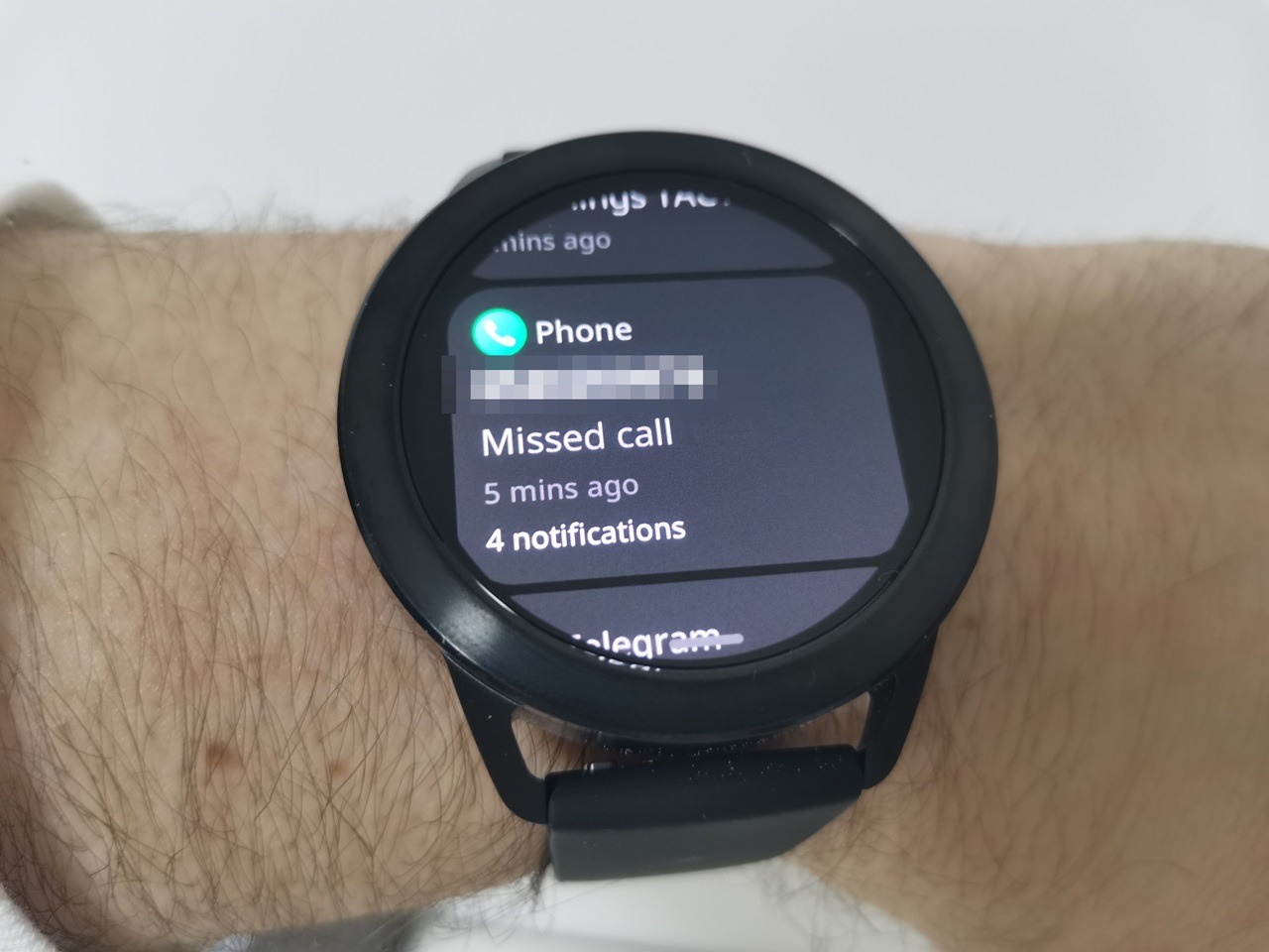 Xiaomi Watch S3 call notification