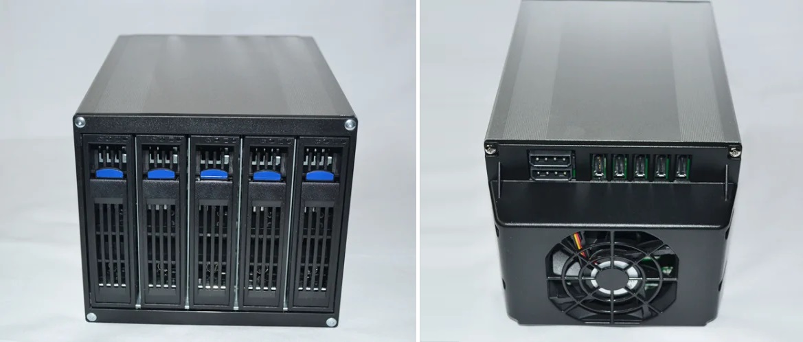 5 Rack 3.5 inch NAS Box