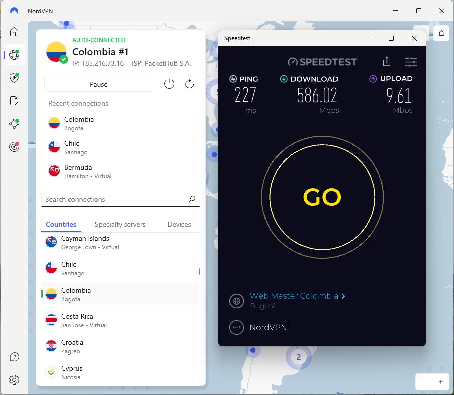NordVPN Colombia