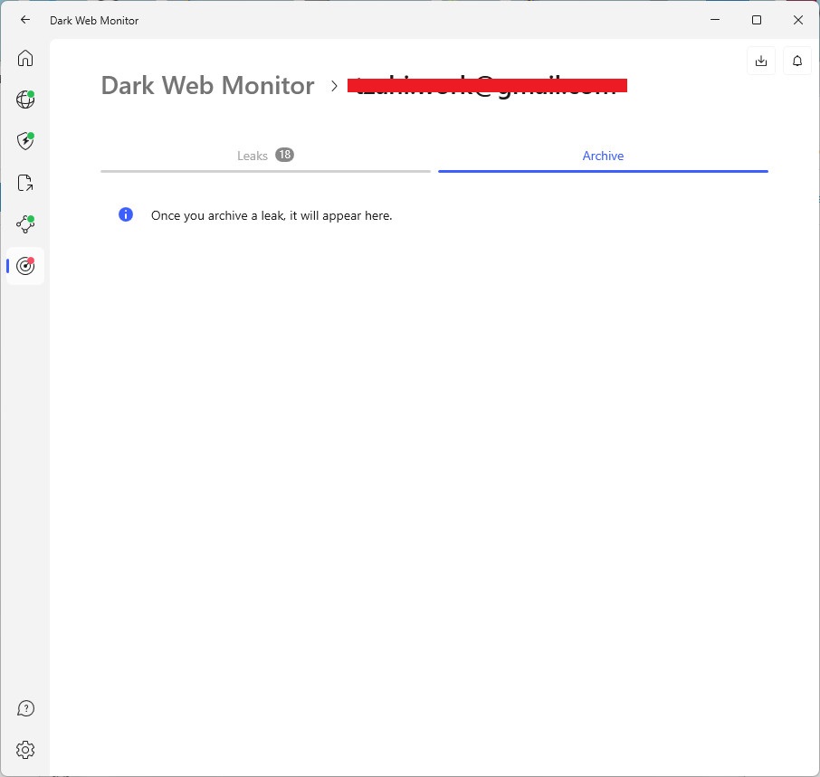 NordVPN Dark Web Monitor 2