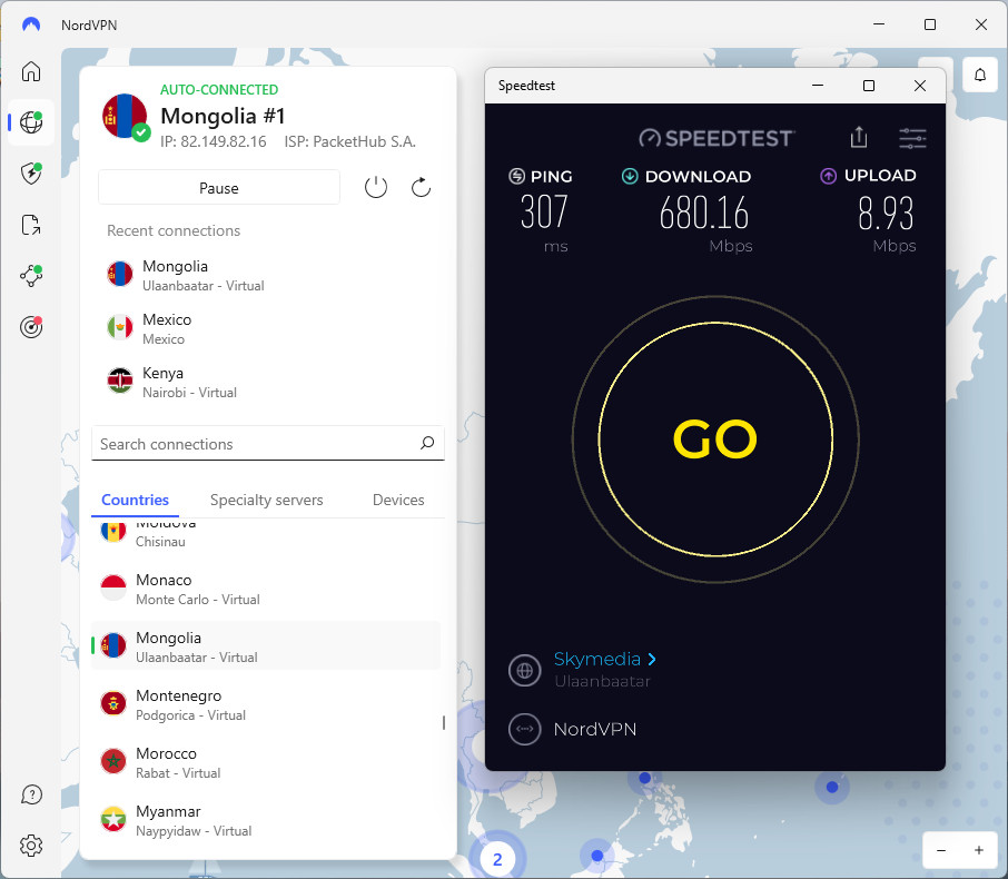 NordVPN Mongolia