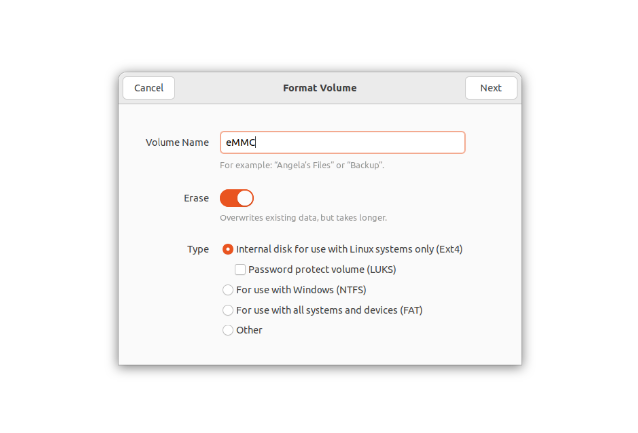 Orange Pi 4A MMC Test 2