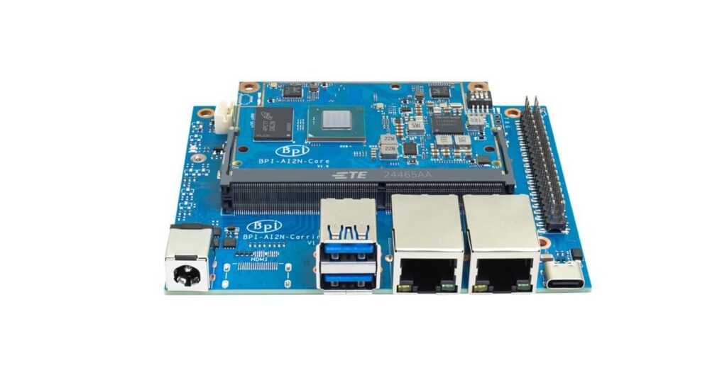 SinoVoip unveils Banana Pi BPI-AI2N SBC powered by Renesas RZ/V2N AI MPU